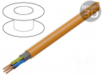 Wire: servo drive | hybrid,&Ouml;LFLEX&reg; SERVO FD 796 CP | orange | Cu