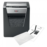 Rexel Momentum X415 Paper Shredder Cross shredding 4x40mm, P4, Grey/Black