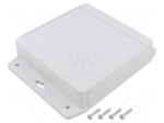 Enclosure: multipurpose | X: 140mm | Y: 141mm | Z: 37mm | 1555F | grey