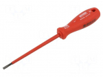 Screwdriver: insulated | slot | 3.5x0.6mm | Blade length: 100mm