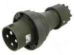Connector: AC supply 3-phase | plug | male | power supply | 125A | IP67