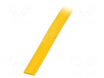 Heat shrink sleeve | glueless | 2: 1 | 3.2mm | L: 30m | yellow