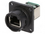 Coupler | RJF | PIN: 8 | Cat 5e | unshielded | 8p8c | IP68 | straight