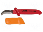 Knife | for electricians | 225mm | insulated | assembly knife