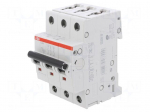 Circuit breaker | 230/400VAC | Inom: 1A | Poles: 3 | Charact: C | 6kA