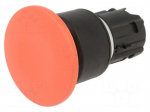 Switch: push-button | 22mm | Stabl.pos: 2 | red | none | IP66,IP67,IP69K