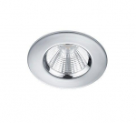 Trio-Lighting Zenia H2O LED 8,5 cm chrome griestos iebūvējams gaismeklis