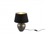 TRIO-Lighting Abby table lamp E27 39 cm black/gold gaismeklis