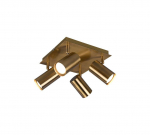 Trio Marley spotlight 4-pc GU10 antique brass gaismeklis 802430404 4017807490596