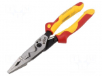 Pliers | insulated,universal | steel | 225mm | 1kVAC