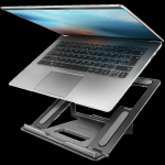Axagon STND-L NOTEBOOK STANDAluminum stand for 10&ldquo; &ndash; 16&ldquo; notebooks. Four adjustable positions.