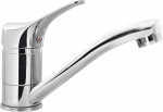 Basin mixer with swivel spout