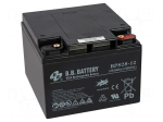 Re-battery: acid-lead | 12V | 28Ah | AGM | maintenance-free | 9.6kg