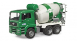 MAN TGA Concrete mixer white and green BRUDER