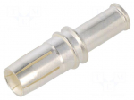 Connector: circular | socket | crimped | silver plated,gold-plated