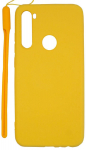 Back panel cover Evelatus Xiaomi Xiaomi Redmi Note 8 / Redmi Note 8 2021 Soft Touch Silicone Case with Strap Yellow