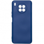 Back panel cover Evelatus Huawei Nova 8i Nano Silicone Case Soft Touch TPU Navy Blue