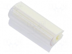 Markers | 2&divide;3.5mm | transparent | -40&divide;80&deg;C | push-in | UL94V-0 | L: 23mm
