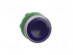 Switch: push-button | 22mm | Stabl.pos: 2 | blue | ZBV6,ZBVB,ZBVJ,ZBVM