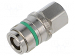 Quick connection coupling | 20bar | G 1/4" | -15&divide;100&deg;C | NBR | DN 4