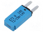 Fuse: thermal | 15A | 14VDC | automotive | 12.45mm | E72