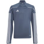 Sweatshirt for kids adidas Tiro 23 League Training Top grey-white HS3491 140cm