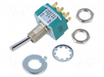 Switch: toggle | Pos: 2 | DPDT | ON-ON | 3A/250VAC | 4A/28VDC | MTA | THT