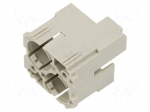 Connector: HDC | contact insert | male | 50V | UL94V-0 | Modules: 2