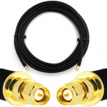 Rangeful SMA Male / SMA Male 20m elastne koaksiaalkaabel &mdash; vastab LMR400 UF UltraFlex HF400-SM-SM-20