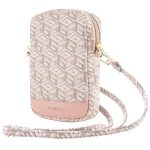 Other Phone Accessory Guess  Guess Zip GCube Bottom Stripe phone bag - pink