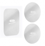 Auto holder iLike  Magnetic holder plates 3pcs stickers Silver