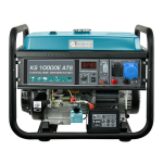 K&ouml;nner & S&ouml;hnen KS 10000E ATS engine-generator 7500 W 25 L Petrol Black, Teal
