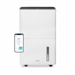 Duux Smart Dehumidifier | Bora | Suitable for rooms up to 50 m&sup2; | Water tank capacity 4 L | White