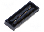 Connector: PCB to PCB | socket | female | PIN: 60 | QSH | vertical | 2A