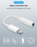 Riff Adapter Lightning to 3.5mm audio headphone jack adapter (A1749 / MMX62ZM/A analog) OEM/ White