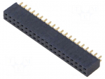 Connector: pin strips | socket | female | PIN: 40 | straight | THT | 2x20