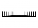 HEATSINK 0.5m NO PERFORATION 0.6&deg;C/W