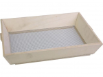 Sieve rectangular, 22 x 32 cm, height 11 cm