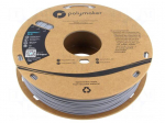 Filament: PLA Tough | 1.75mm | grey | 190&divide;230&deg;C | 750g | PolyMax&trade;
