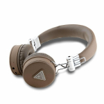 Guess PU Grained Triangle Logo ENC Wireless Headphones