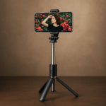 Selfie stick Riff L02 wireless expandable up to 100 cm with tripod, model L02