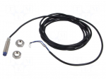 Sensor: inductive | OUT: NPN / NO | 12&divide;24VDC | M8