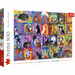 M&auml;nguala | PC | Konsoolid | Tarvikud // Harivad m&auml;nguasjad | Interaktiivsed | Loomingulised | Kunstilised // Puzzle - 500 - Koci alfabet - Trefl 37527