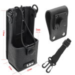 Hard Leather Carry Case Belt Loop for DP1400 Radio RLN5383A