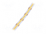 COB LED tape | white neutral | LED/m: 480 | 10mm | IP20 | 180&deg; | 12W/m