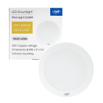 PNI D-Light CL2424 24W LED ceiling light, round 29 cm, 2700K, 230V power supply, 2640 lm, warm white