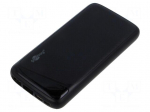 Re-battery: powerbank | 5V | 10000mAh | 2A | Colour: black
