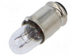 Filament lamp: miniature | T1-3/4 MG | white | 60VAC | 60VDC