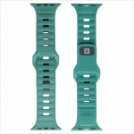 Strap Evelatus Evelatus Watch 42/44/45 Sport Silicone Loop Green