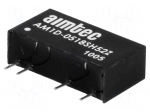 Converter: DC/DC | 1W | Uin: 4.5&divide;5.5V | 18VDC | Iout: 55mA | SIP7 | 2.3g